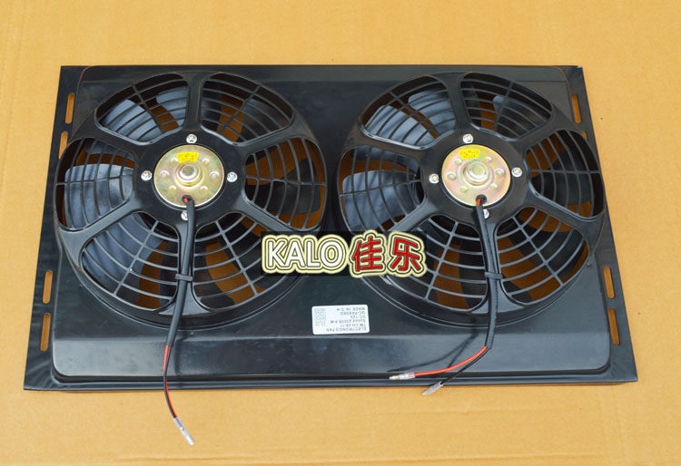 汽车空调电子扇14X23通用改装加装冷凝器散热水箱液压油风扇总成