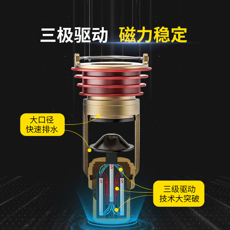 松花小口径防臭地漏芯超细专用防反味地漏厕所防虫防返水老通用芯