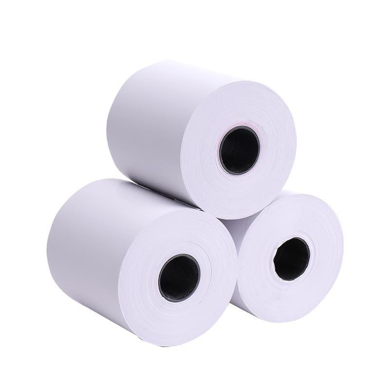 越美文具50卷80*80 收银纸80X80热敏纸80mm热敏打印纸80厨房点菜图片