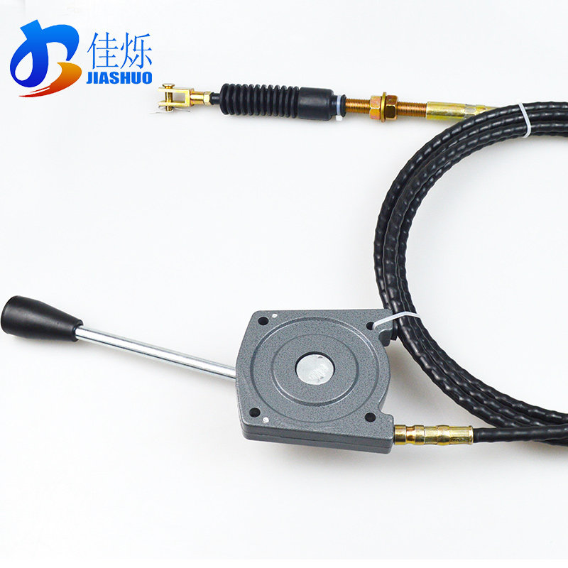 佳烁软轴挖掘机压路机手油门拉线油门控制器推拉手动油门操纵手柄