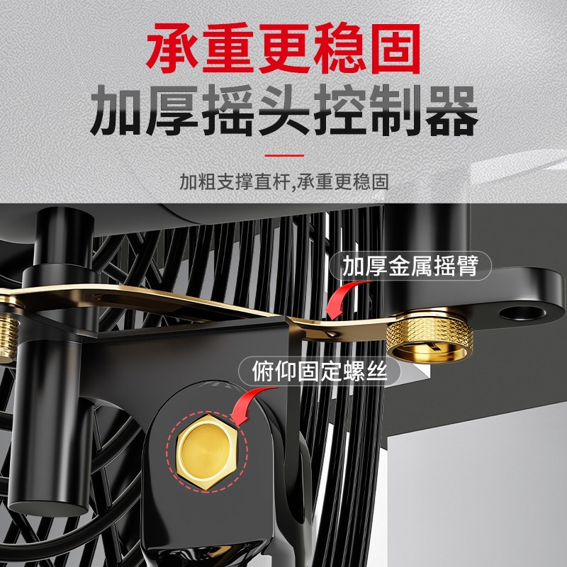 长城工业电风扇强力落地扇台式大功率商用车间壁墙式摇头挂扇壁扇