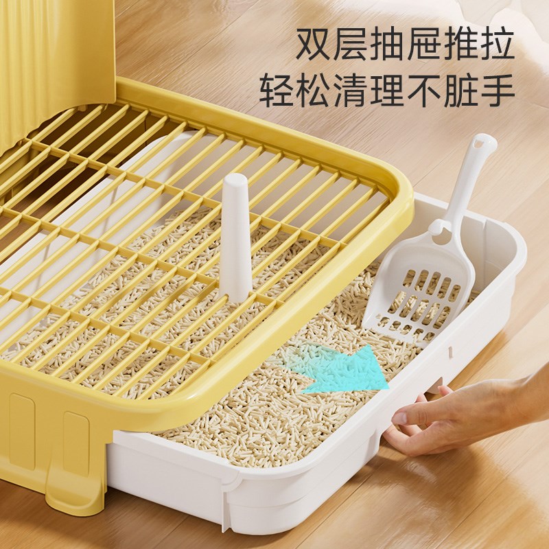 狗狗厕所宠物专用防踩屎尿盆小型犬小狗定点大小便神器抽屉式砂盆