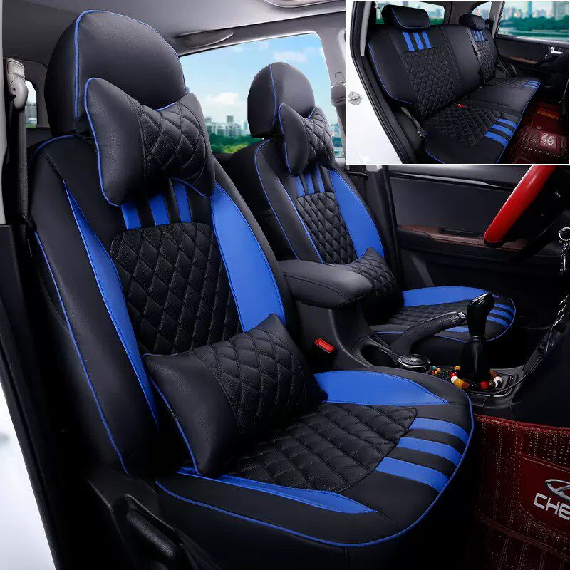 夏季汽车坐垫座套全包围四季专用新款皮革坐套全皮皮革座垫座椅套
