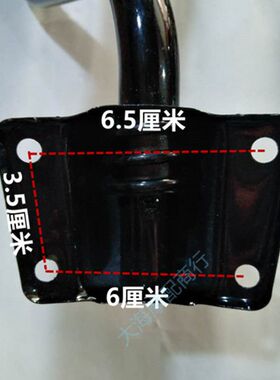 全封闭摩托三轮车后视镜农用车半封闭车改装反光镜大视野倒车镜