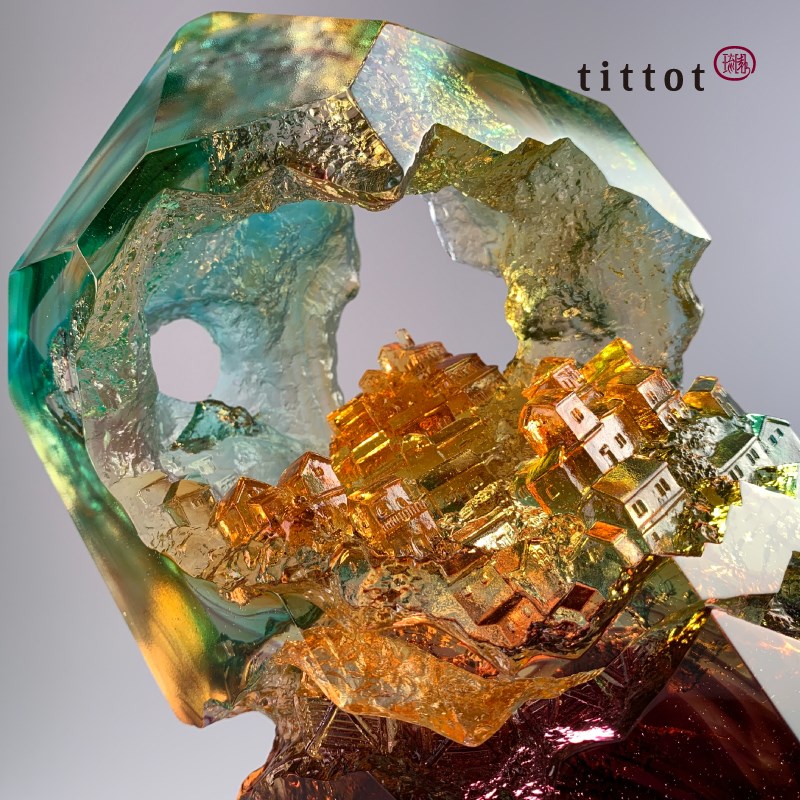 tittot琉园轻奢琉璃艺术摆件高级感小众 经久不息 送领导高升礼品