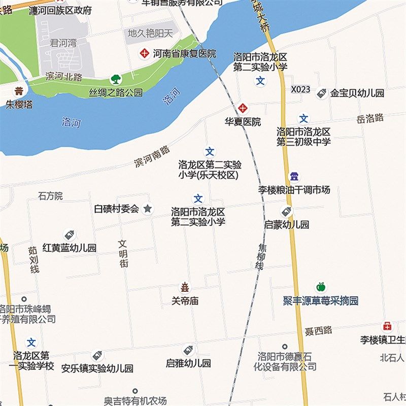 2025新款洛阳市地图贴图 办公室挂图 高清防水墙壁装饰画定制地图