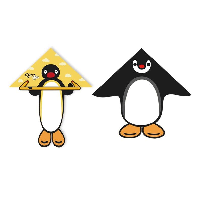 2025年新款风筝 pingu企鹅家族风筝是会飞的鱼初学者山东潍坊风筝