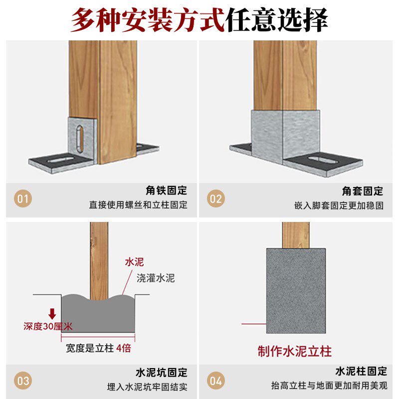 防腐木葡萄架花架室外庭院花园爬藤架小阳台花园设计户外雨棚定制