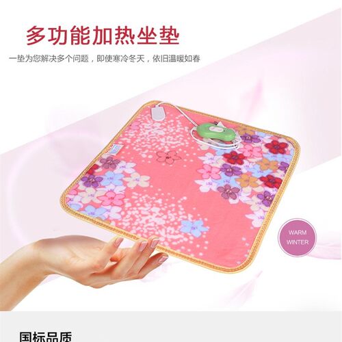 车载电热毯12V加热坐垫24VUSB小椅子暖身脚办公室宠物插电发热垫