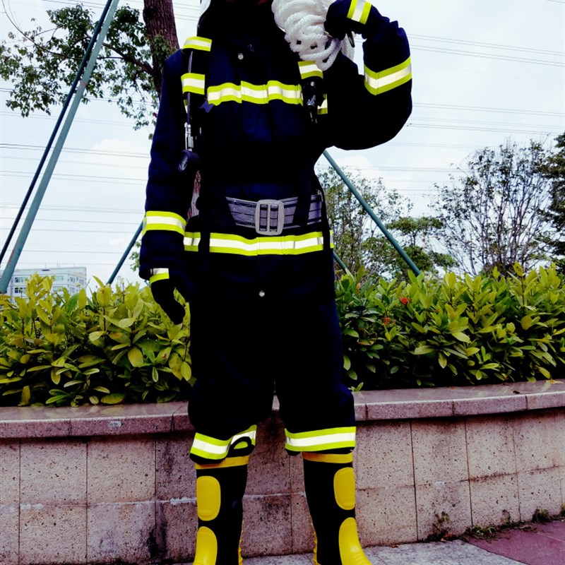 消防服02消防战斗服阻燃服隔热服消防员防火防护服装全套