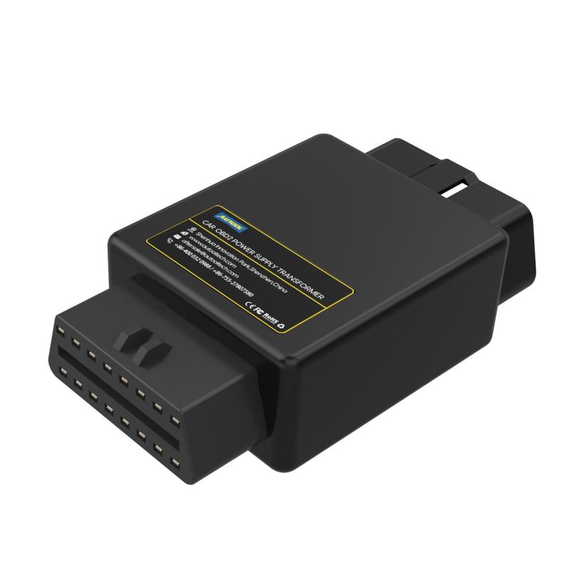 AUTOOL 大货车卡车大巴重型汽车OBD诊断头接口电源转换器24V转12V