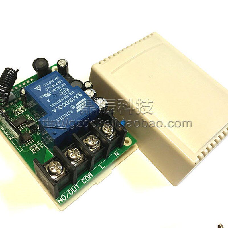 一拖四 远距离无线遥控开关85V 110V 四路灯具电机遥控器开关