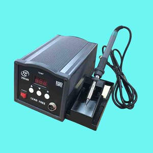 半自动焊锡机手动脚踏式自动送锡一体焊台120W/150W高频智能烙铁