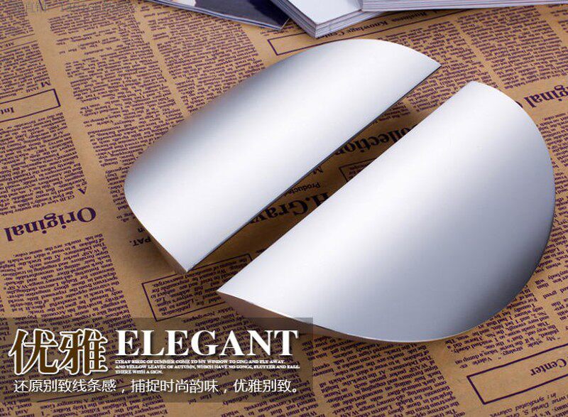 实心半圆玻璃门拉手推拉门移门木门太空铝把手孔距75mm130mm210mm