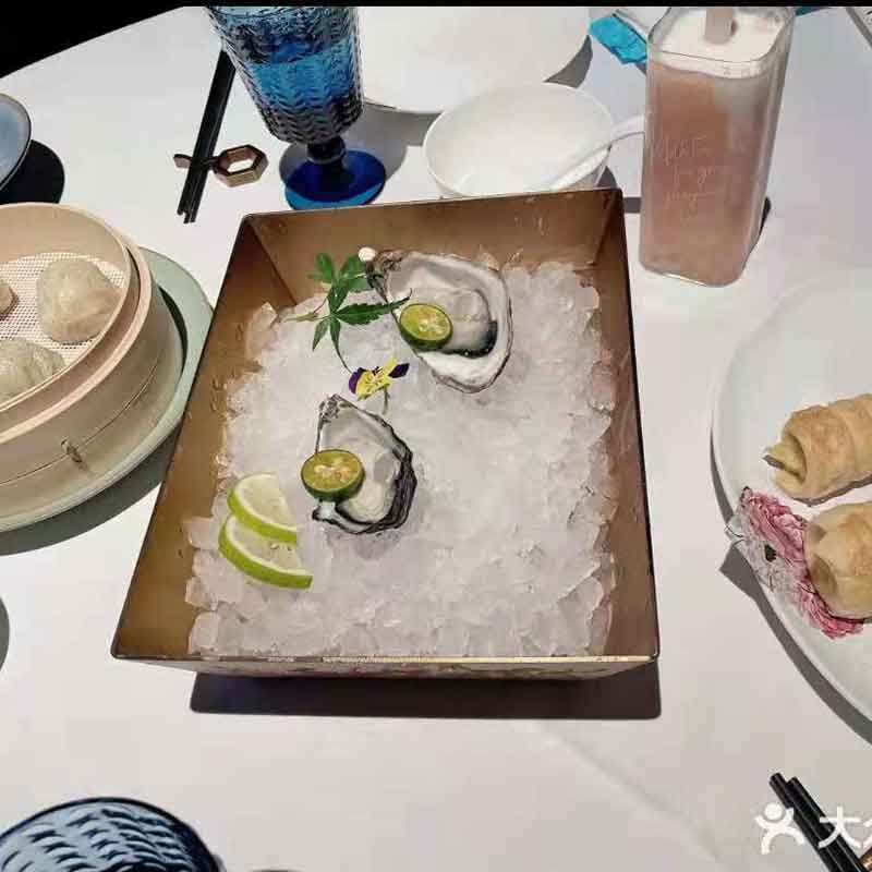 酒店创意餐具西餐厅餐盘海鲜生蚝盘港式打边炉料理刺身盘火锅餐具