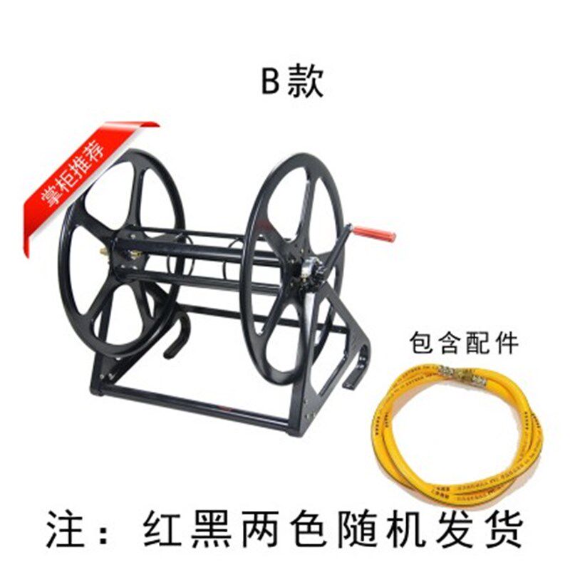 打药管卷管机农用卷管机壁挂式高压管收纳架水管盘管架农用绕管器