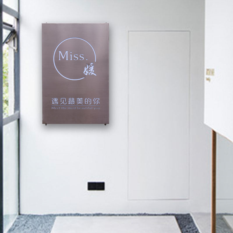 复古创意广告牌生锈灯箱 发光字招牌门头定做镂空灯箱户外展示牌