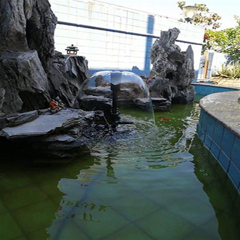 鱼池喷泉过滤一体庭院户外养鱼氧气泵过滤循环增氧泵超静音三合一