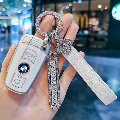 适用于宝马插入式钥匙套老款X1扣3系320i壳5系X5X6E90汽车7包女男
