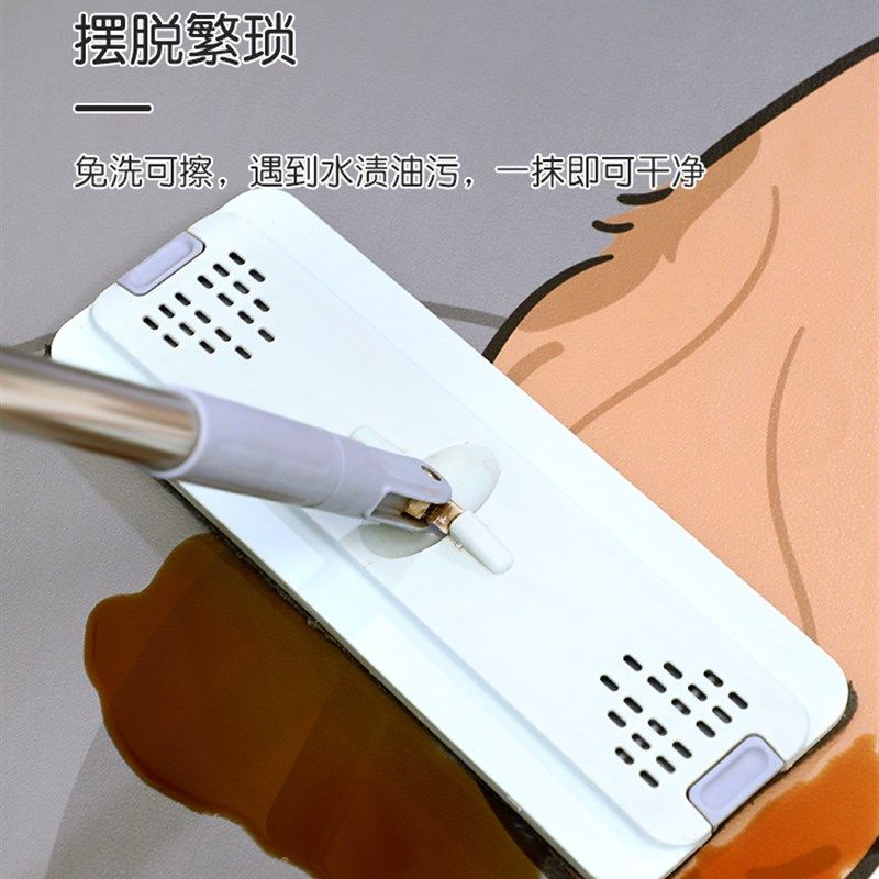 入户门地垫进门脚垫pvc门垫可擦免洗皮革进户可裁剪门口卡通地毯