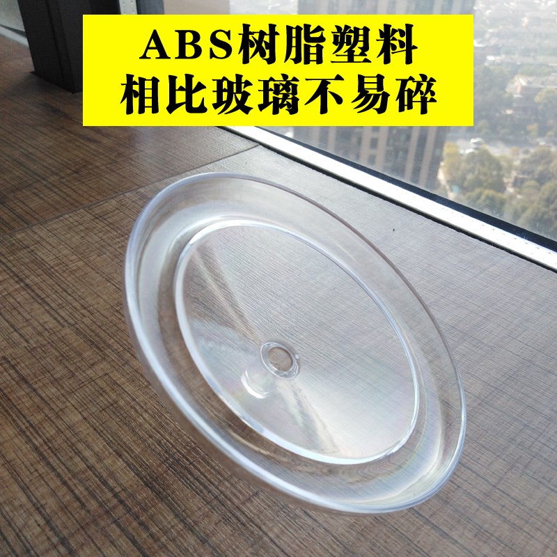 塑料杯盖通用圆形90口径70奶茶玻璃水杯透明防尘口杯盖子配件单卖图片