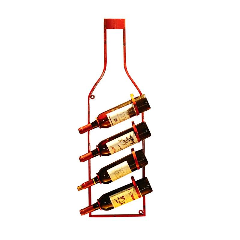 美式红酒架挂件创意铁艺酒吧墙壁装饰置物架壁挂展示墙面葡萄酒架