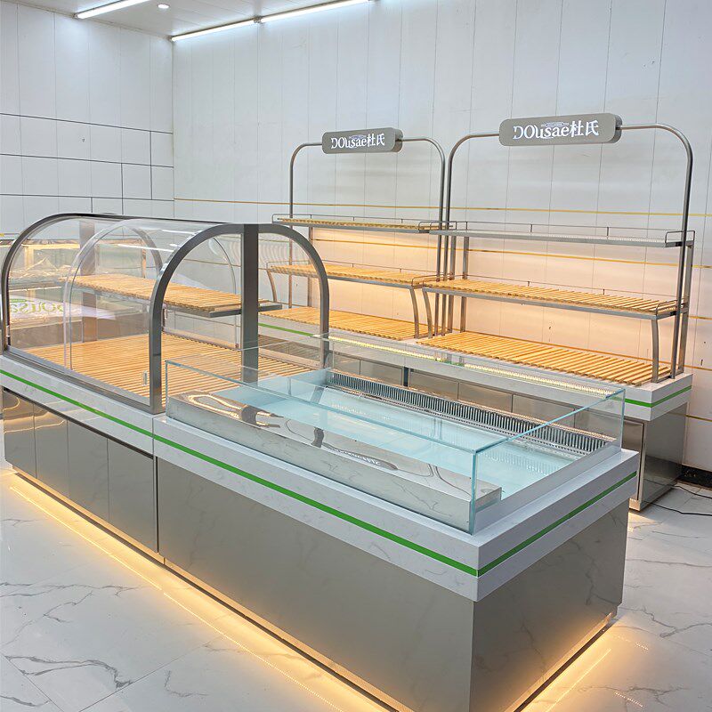 面包柜面包展示柜中岛柜边柜模型柜收银台糕点柜烘焙店蛋糕展柜