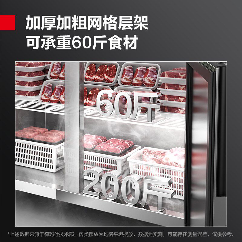 商用冰柜饭堂四门立式冰箱饭店4门冷藏柜立式冷冻柜厨房大容量
