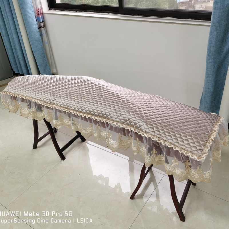 布艺蕾丝古筝罩 加厚防尘罩防尘套盖布古筝琴披163 165CM通用罩子