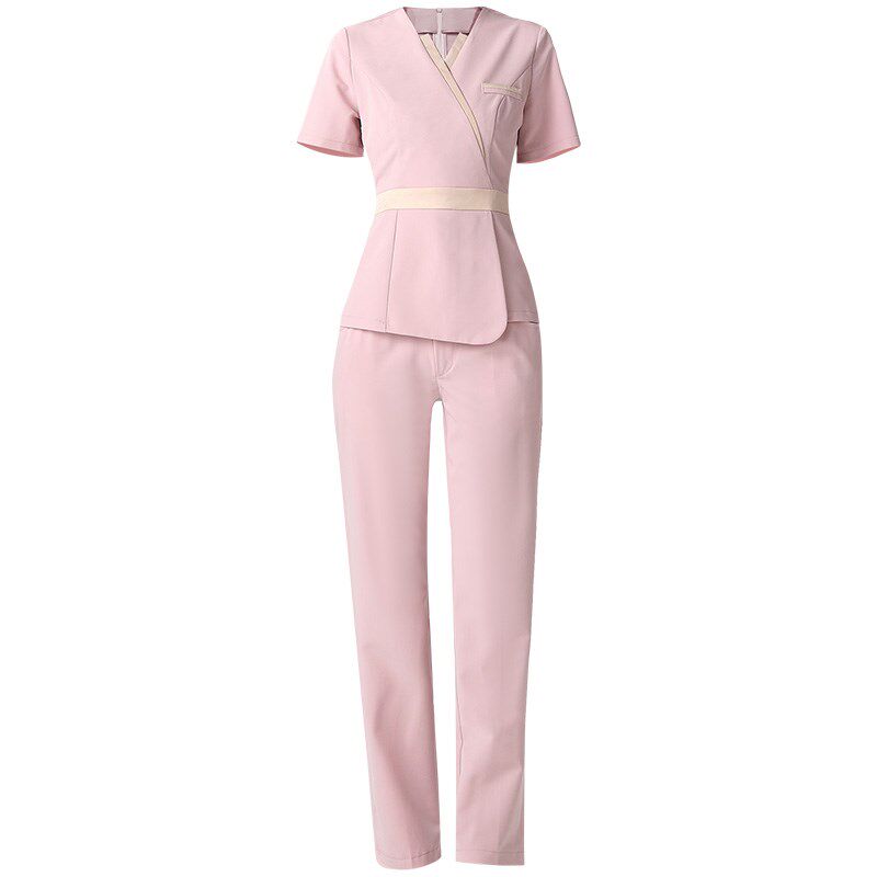夏季美容师工作服女高端美容院采耳店时尚皮肤管理足疗spa养生馆