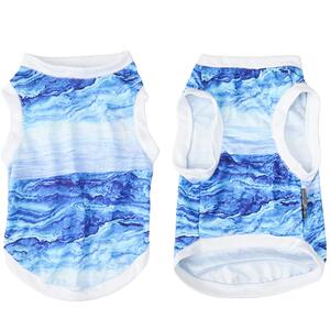doglemi宠物冰凉背心夏季透气防晒法斗衣服 宠物冷感防暑降温服