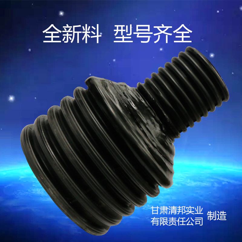 PE波纹管排水管件变径接头大小头配件直通异径管塑料连接件包邮