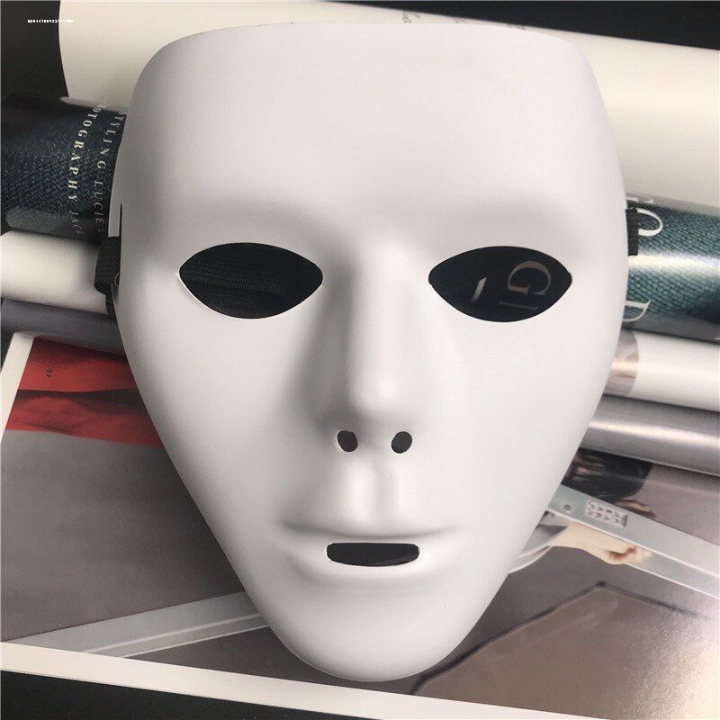 人像脸谱成人脸空白手绘面具面谱狼人杀游戏面具PVC塑料