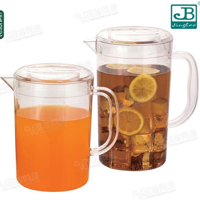 嘉宝PC冷热水壶耐高温 塑料壶抗摔茶壶 透明餐厅果汁扎壶包邮