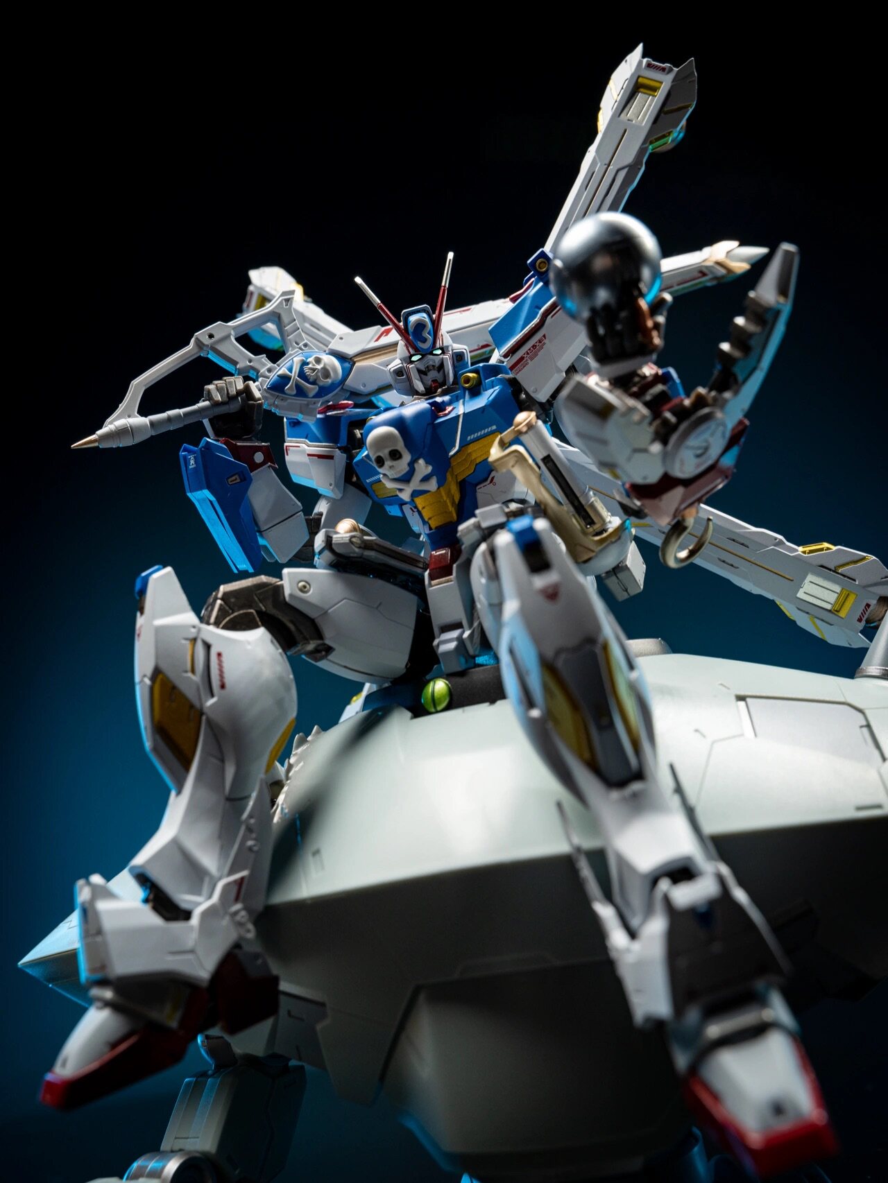 万代 METAL BUILD MB海盗 X3骷髅  鞠炽天 鲁鲁外传 高达模型