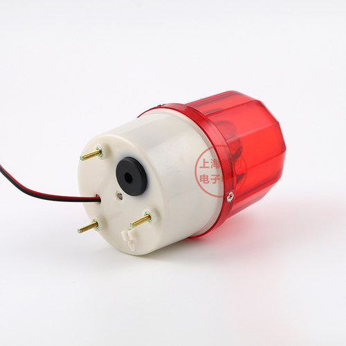 LED声光报警器 LTE-1101旋转警示灯 爆闪灯12V 24V 信号报警灯