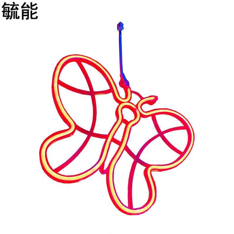 毓能led彩灯蝴蝶造型灯防水挂树灯花园街道亮化节日布置装饰灯景