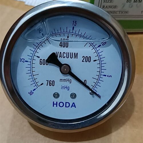 HODA宏达压力表油压表 雷尔达气压表 1/4PT 60mm 100mm 150mm表面