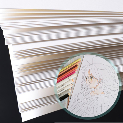 彩铅马克笔专用纸 A4A3漫画人像纸 8K美术学生绘图用纸