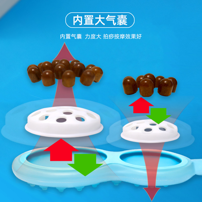 按摩锤经络拍拍痧板拍打棒捶背器敲打小锤子养生专用健身敲背神器