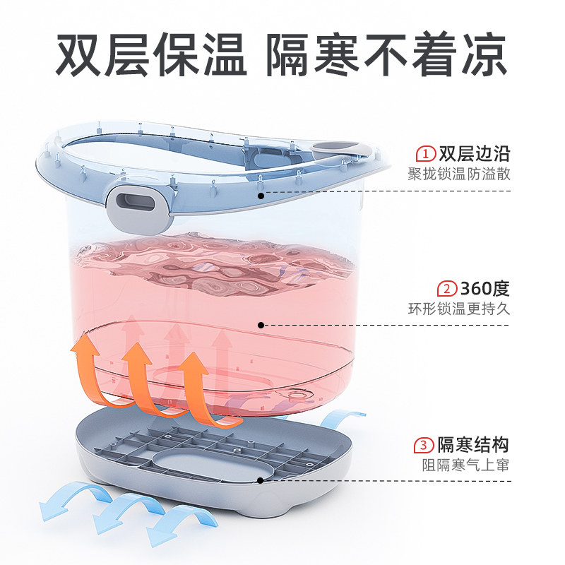 儿童洗澡桶大号宝宝泡澡桶家用小孩沐浴桶专用加厚婴儿游泳洗澡盆