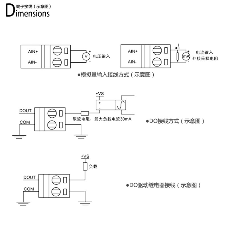 8路模拟量输入4-20mA转PROFIBUS模块电流电压转PROFIBUS-DP采集器