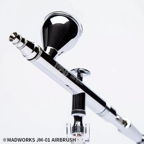 MAD JM-01模型上色喷涂bjd改娃军模0.35mm喷笔 快拆式子弹型喷嘴
