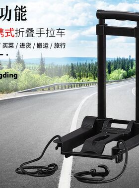 德国进口便携小推车折叠手拉车家用方便买菜车迷你购物车小学生载