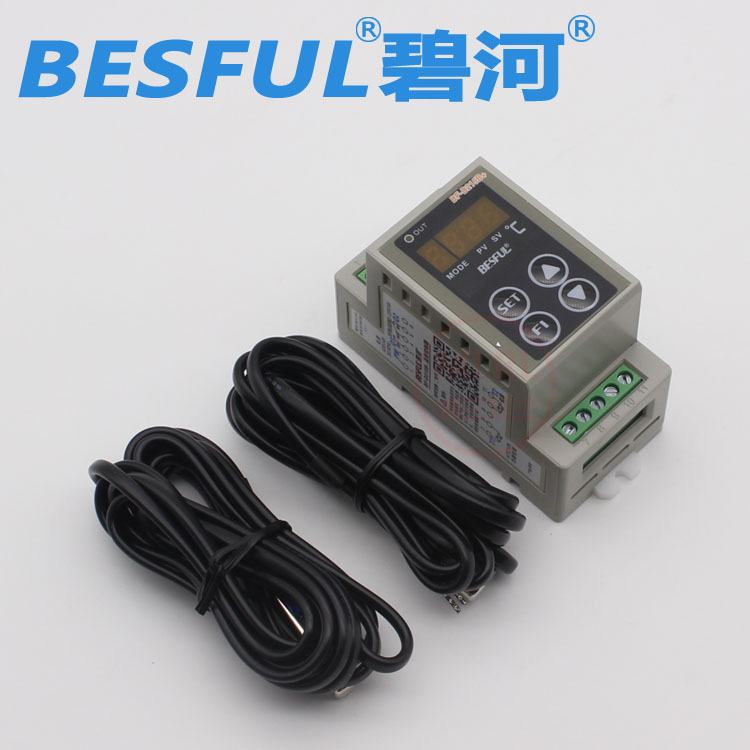 碧河BF-D215B+导轨型温差仪太阳能热水循环温差控制器 回水控制器
