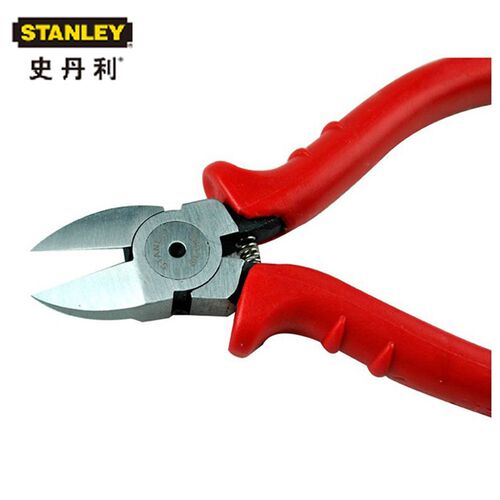 史丹利84-036/037/038-23 进口红柄精密斜口钳模具水口剪斜嘴钳子