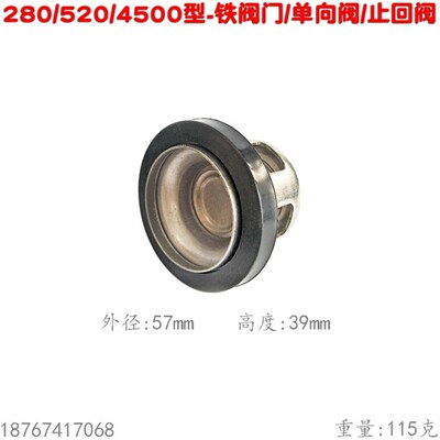 280 4500 520 600型柱塞泵阀门57不锈铁陆雄555水泵单向活门FT150