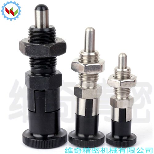 分度销卡锁定位螺丝 VCN210 弹簧拉销弹性柱塞快锁销 旋钮柱塞
