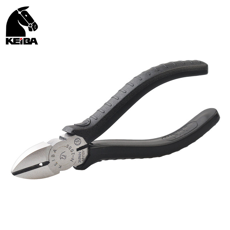 日本马牌KEIBA电工斜嘴钳斜口钳斜咀钳N-205S/206S/207S 5寸125mm