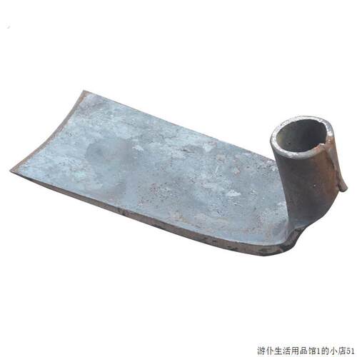 锰钢锻打山苗锄农用松土挖竹笋除草种菜神器老式圆孔锄头户外农具
